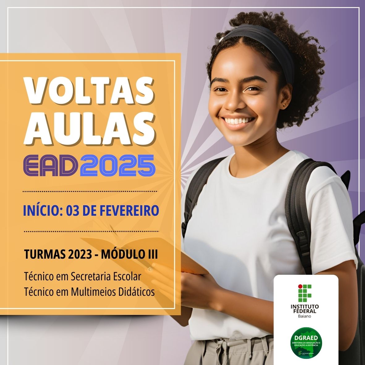Voltas as Aulas 2025