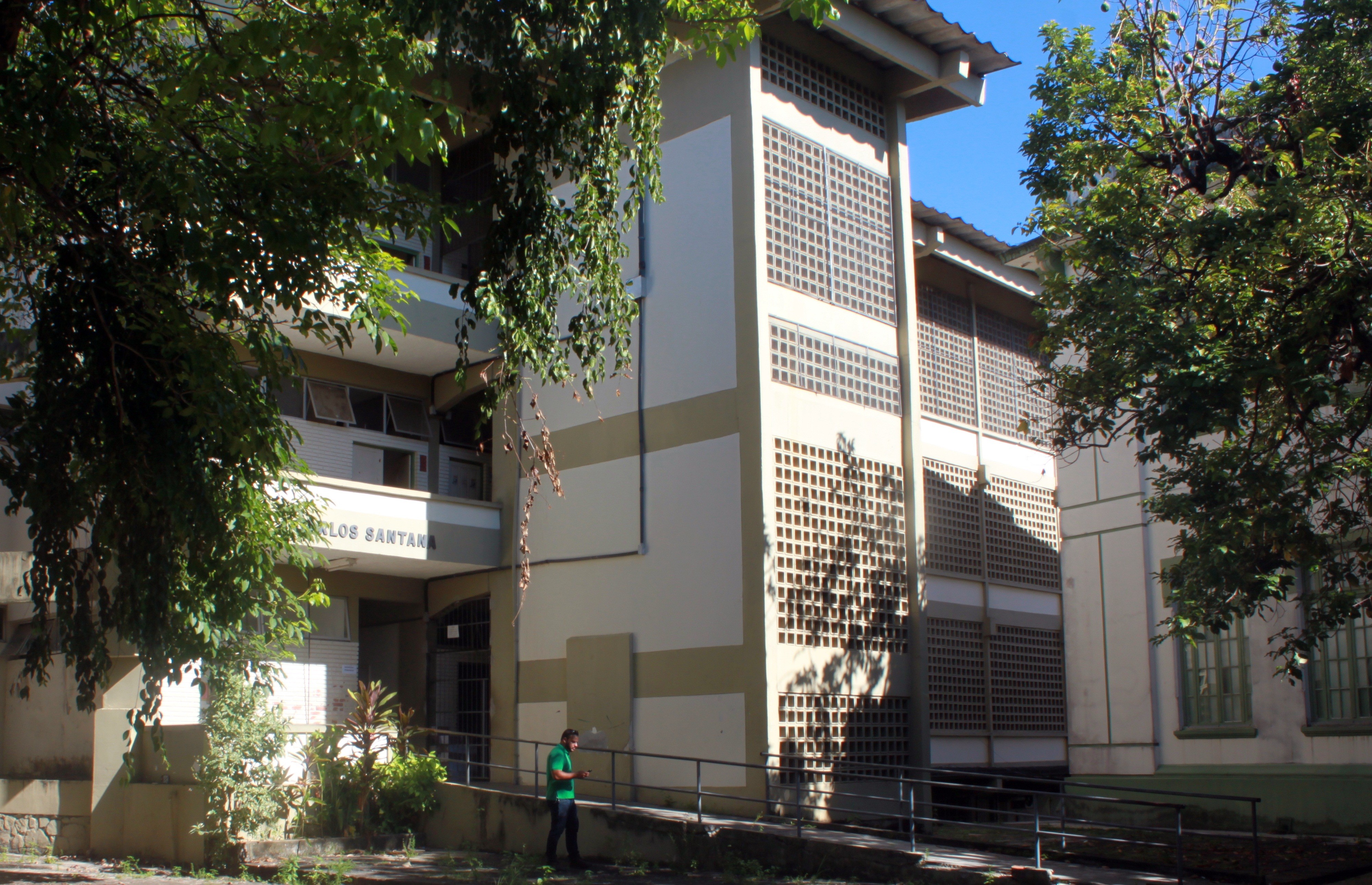 Pavilhão Carlos Santana, onde irá funcionar o Centro de Referência Dois Julho do IF Baiano.