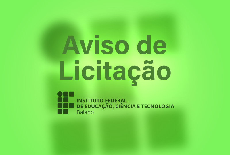 Aviso de Licitação