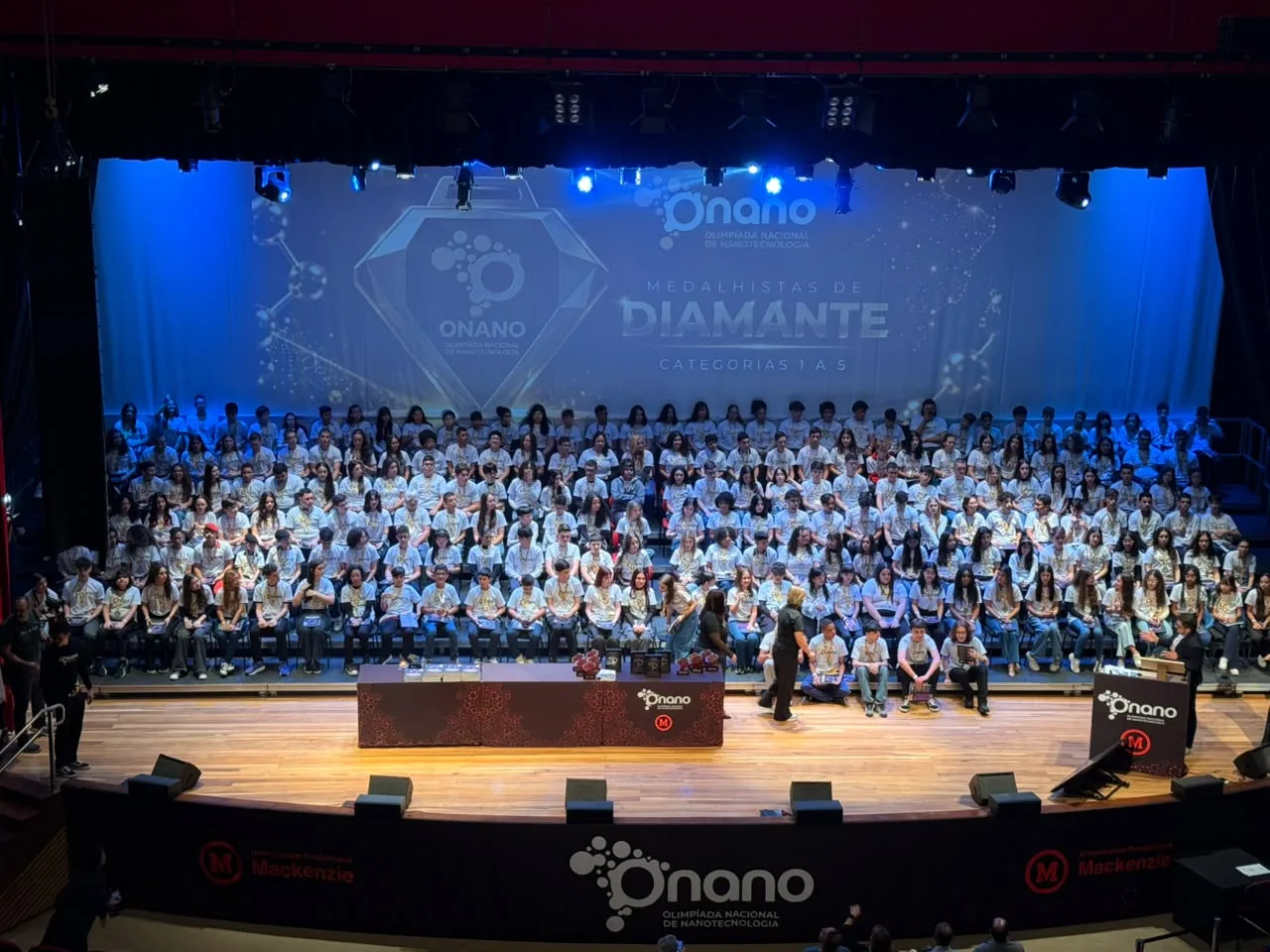 Cerimônia de premiação da ONANO